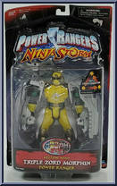 Yellow Wind Triple Zord Morphin Power Ranger from Power Rangers Ninja Storm - Triple Zord manufactured by Bandai [Front]