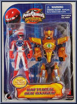 Battlized Red Ranger from Power Rangers Operation Overdrive - Zord Armor manufactured by Bandai [Front]