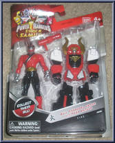 Bull Megazord Armor with Mega Ranger Fire from Power Rangers Samurai - Zord Armor manufactured by Bandai [Front]