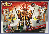 Claw Armor Megazord from Power Rangers Samurai - Megazords manufactured by Bandai [Front]