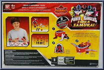 LionZord and Mega Ranger Fire from Power Rangers Samurai - Zords manufactured by Bandai [Back]