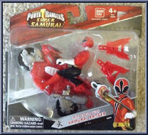 Mini Cycle with Samurai Ranger Fire from Power Rangers Samurai - Mini manufactured by Bandai [Front]