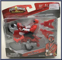Mini Red Cycle from Power Rangers Samurai - Mini manufactured by Bandai [Front]