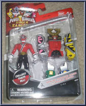 Samurai Megazord Armor with Samurai Ranger Fire from Power Rangers Samurai - Zord Armor manufactured by Bandai [Front]