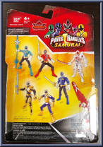 Samurai Ranger Fire from Power Rangers Samurai - Basic Series manufactured by Bandai [Back]