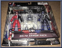 Blue & Red Delta Armor Pack from Power Rangers SPD - 2-Packs manufactured by Bandai [Front]