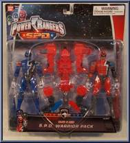 Blue & Red S.P.D. Warrior Pack from Power Rangers SPD - 2-Packs manufactured by Bandai [Front]
