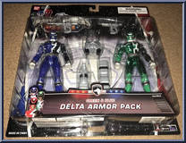 Green & Blue Delta Armor Pack from Power Rangers SPD - 2-Packs manufactured by Bandai [Front]