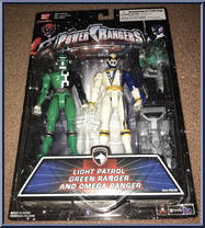 Light Patrol Green Ranger And Omega Ranger from Power Rangers SPD - 2-Packs manufactured by Bandai [Front]