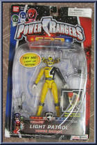 Yellow Light Patrol Power Ranger from Power Rangers SPD - Light Patrol manufactured by Bandai [Front]
