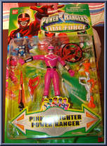 Pink TF Fighter Power Ranger Action Figure