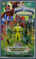 Yellow TF Fighter Power Ranger Action Figure