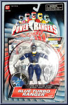 Blue Turbo Ranger from Power Rangers Turbo - Turbo Shifter manufactured by Bandai [Front]