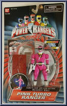 Pink Turbo Ranger from Power Rangers Turbo - Turbo Shifter manufactured by Bandai [Front]