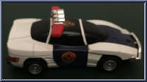 Robo Racer from Power Rangers Turbo - Real Metal Turbo Rangers Vehicles manufactured by Bandai [Loose]