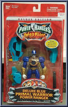 Deluxe Blue Primal Warrior Power Ranger Action Figure