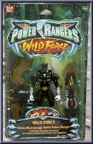Wild Force Deluxe Black Savage Battle Power Ranger Action Figure
