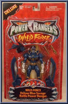 Wild Force Deluxe Blue Savage Battle Power Ranger Action Figure