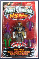 Wild Force Deluxe Lunar Wolf Savage Battle Power Ranger Action Figure
