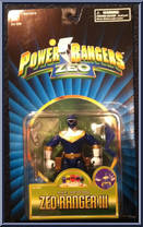 Zeo Ranger III (Axe Action) from Power Rangers Zeo - Rangers manufactured by Bandai [Front]