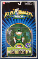 Zeo Ranger IV (Hatchet Action) from Power Rangers Zeo - Rangers manufactured by Bandai [Front]