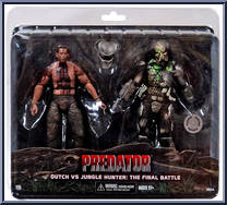 Dutch vs Jungle Hunter (Final Battle) from Predators - Exclusives manufactured by Neca [Front]
