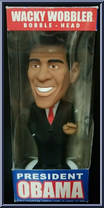 Obama (Black Suit) from Presidents - Wacky Wobblers manufactured by Funko [Front]