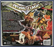 Triceratops from Primal Clash! - Dino Commander manufactured by Lanard Toys [Back]