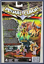 Raptor from Primal Clash! - Dino Wrangler manufactured by Lanard Toys [Back]