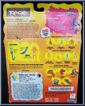 Vertigo from Primal Rage - Destructive Dinos manufactured by Playmates [Back]