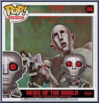 News of the World from Queen - Pop! Albums manufactured by Funko [Front]