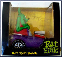 Rat Fink (Hot Rod Bank) Action Figure