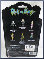 Squanchy from Rick and Morty - Action Figures manufactured by Funko [Back]