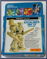 Excaliber MK VI Battloid from Robotech - Die-Cast manufactured by Matchbox [Back]