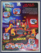 X-Cavator from Rock'em Sock'em Robots - Deluxe Robots manufactured by Mattel [Back]
