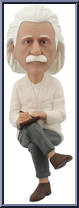 Albert Einstein from Royal Bobbles - Computer Sitters manufactured by Royal Bobbles [Loose]