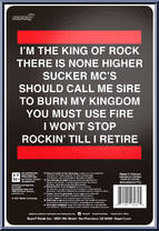 Joseph "Run" Simmons (Blue Pants) from Run DMC - ReAction Figures manufactured by Super7 [Back]