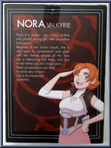 Nora Valkyrie (Metallic) from RWBY - Basic Series manufactured by Jazwares [Back]