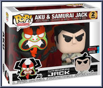 Aku & Samurai Jack from Samurai Jack - Pop! Sets manufactured by Funko [Front]