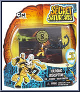 Volcanic Disruption from Secret Saturdays - Mini Scenescapes manufactured by Mattel [Front]
