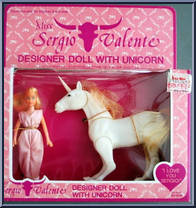 Designer Doll with Unicorn Action Figure