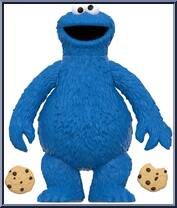Cookie Monster from Sesame Street - ReAction Figures manufactured by Super7 [Loose]