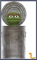 Oscar the Grouch from Sesame Street - ReAction Figures manufactured by Super7 [Loose]