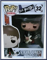 Steve Jones from Sex Pistols - Pop! Vinyl Figures manufactured by Funko [Front]