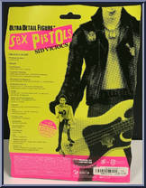 Sid Vicious (Guitar) from Sex Pistols - Ultra Detail Figures manufactured by Medicom [Back]