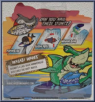 Wasabi Waves from Shreddin' Sharks - Basic Series manufactured by MGA Entertainment [Back]
