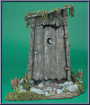 Outhouse from Shrek - 3" Scale manufactured by McFarlane [Loose]