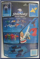 Stargazer (with Sly-Bird) from SilverHawks - Basic Series manufactured by Kenner [Back]
