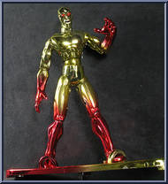Solar Silver Surfer with Draconian Warrior from Silver Surfer - Alien Fighters manufactured by Toy Biz [Loose]