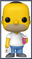 Homer (Krusty Burger) from Simpsons - Pop! Vinyl Figures manufactured by Funko [Loose]